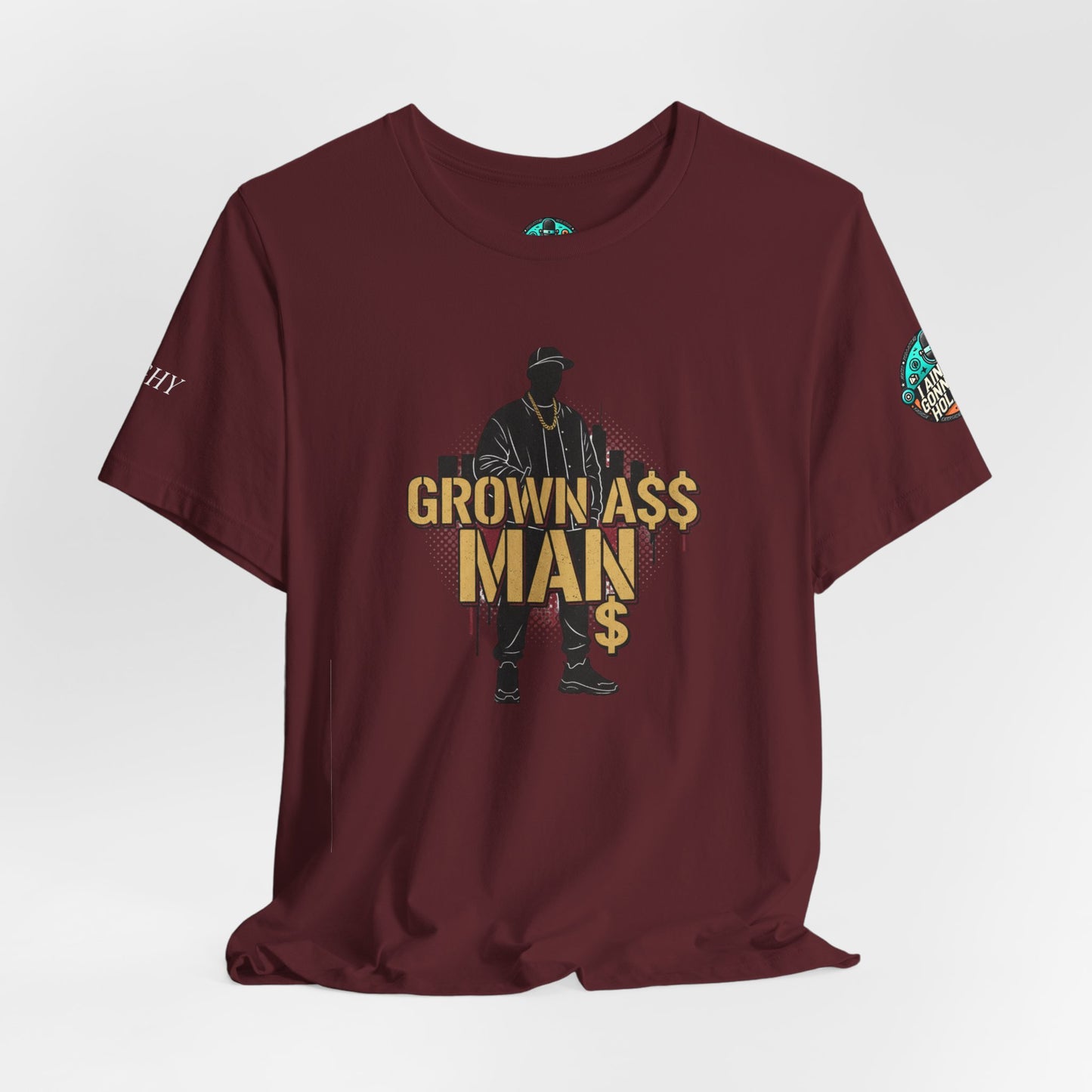 Grown Ass Man 3.0 Graphic Tee — Funny Urban Slang T‑Shirt