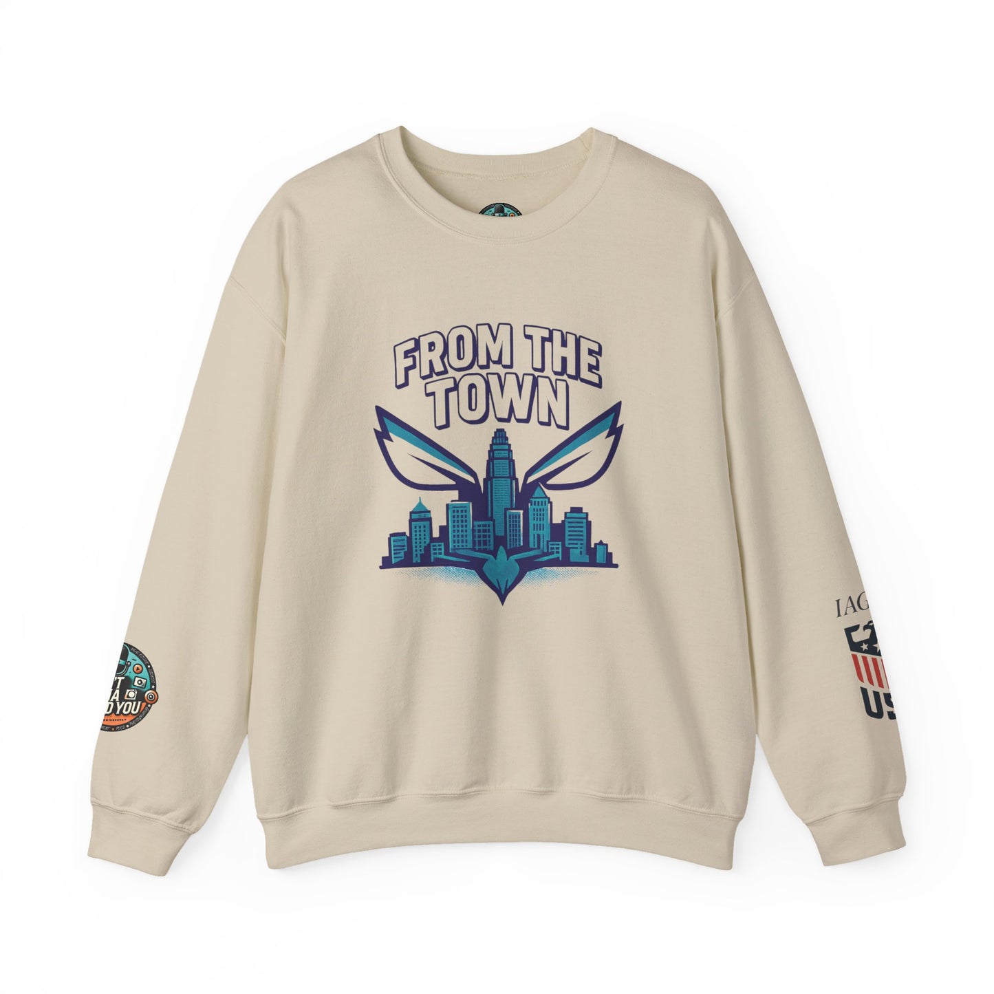 Charlotte From The Town Crewneck Sweatshirt — Queen City Pride Pullover