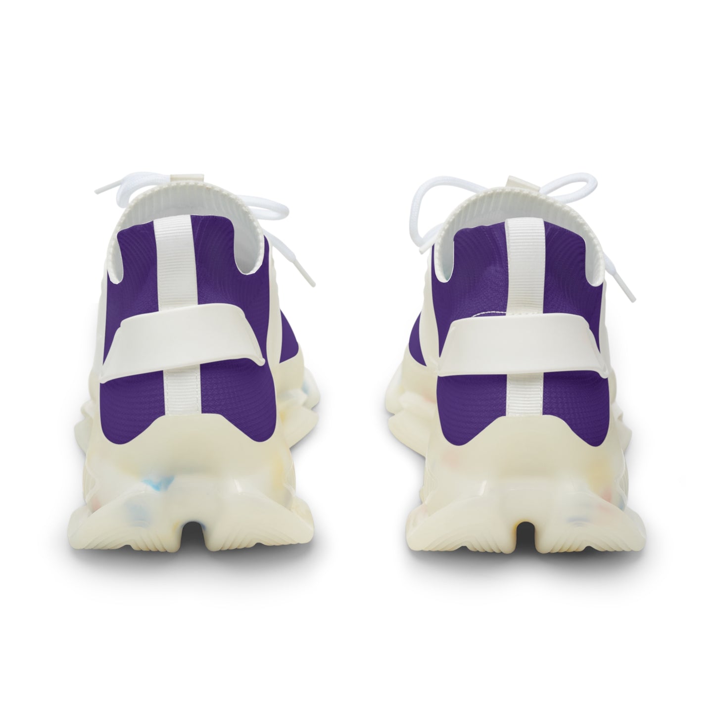 Purple Mesh Sneakers — Lightweight Athletic Running Shoes