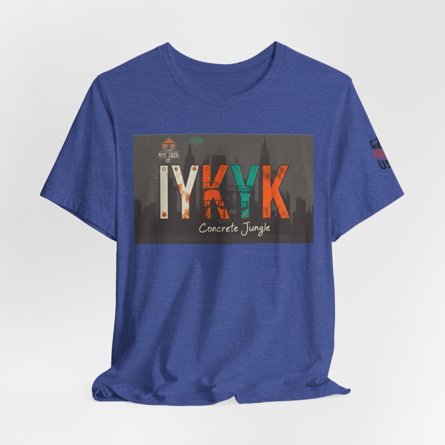 Concrete Jungle T-Shirt — IYKYK with IAGHY logo
