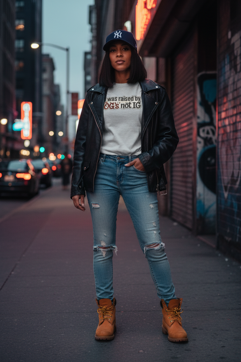 Raised by OGs Not IG T-Shirt — Retro Statement Tee for Streetwise Pride