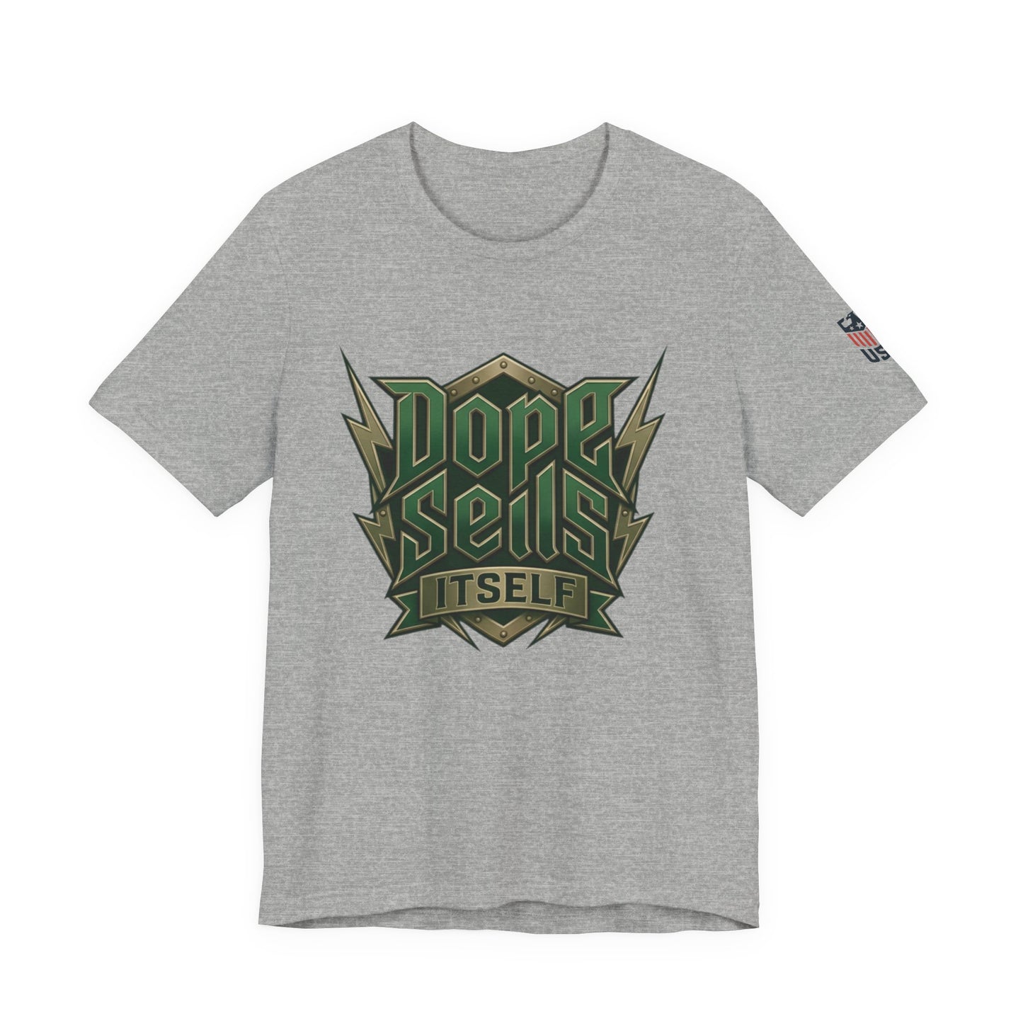 Dope Sells Itself Tee — Retro Camo Graphic T-Shirt