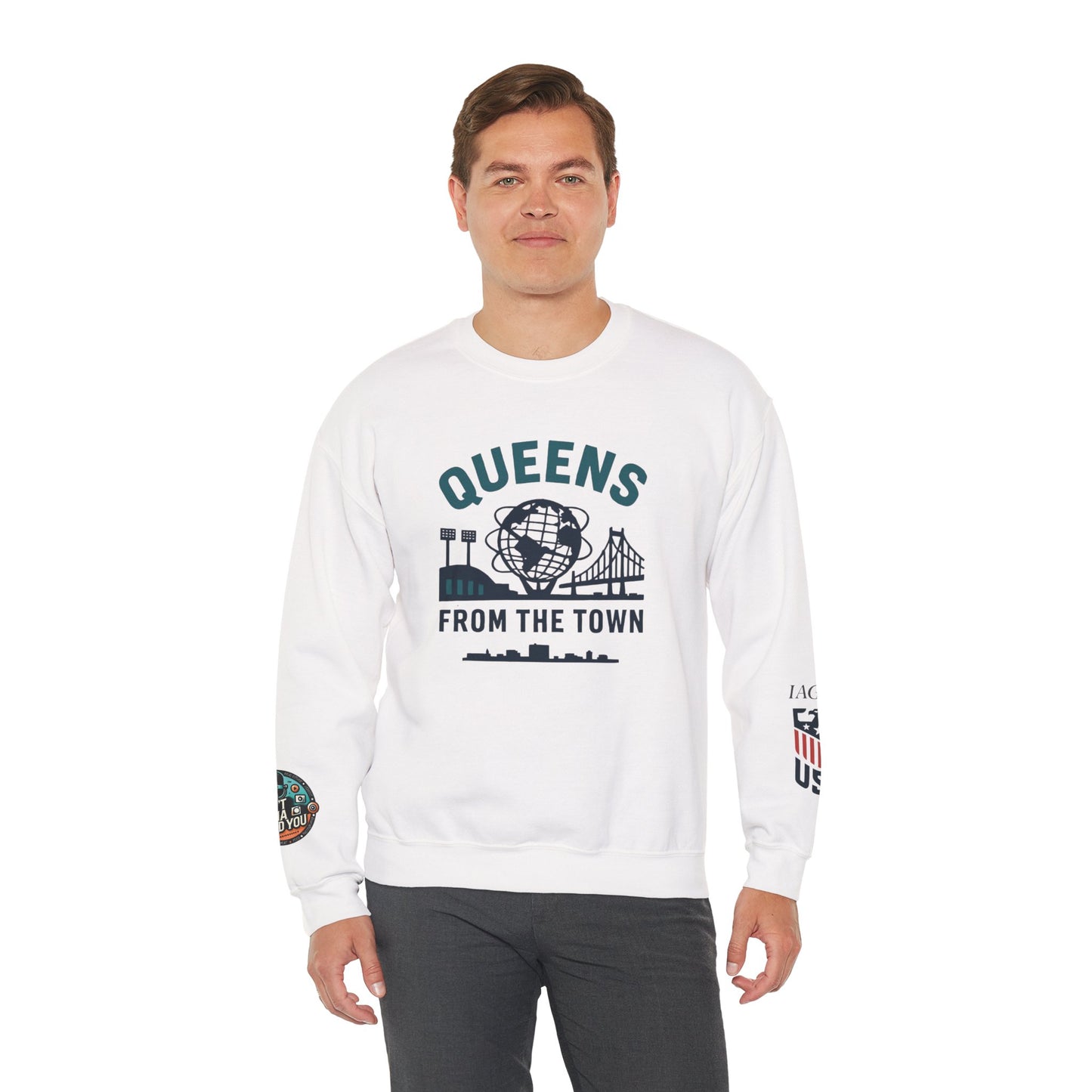 Queens From The Town Crewneck Sweatshirt — NYC Borough Pride Pullover