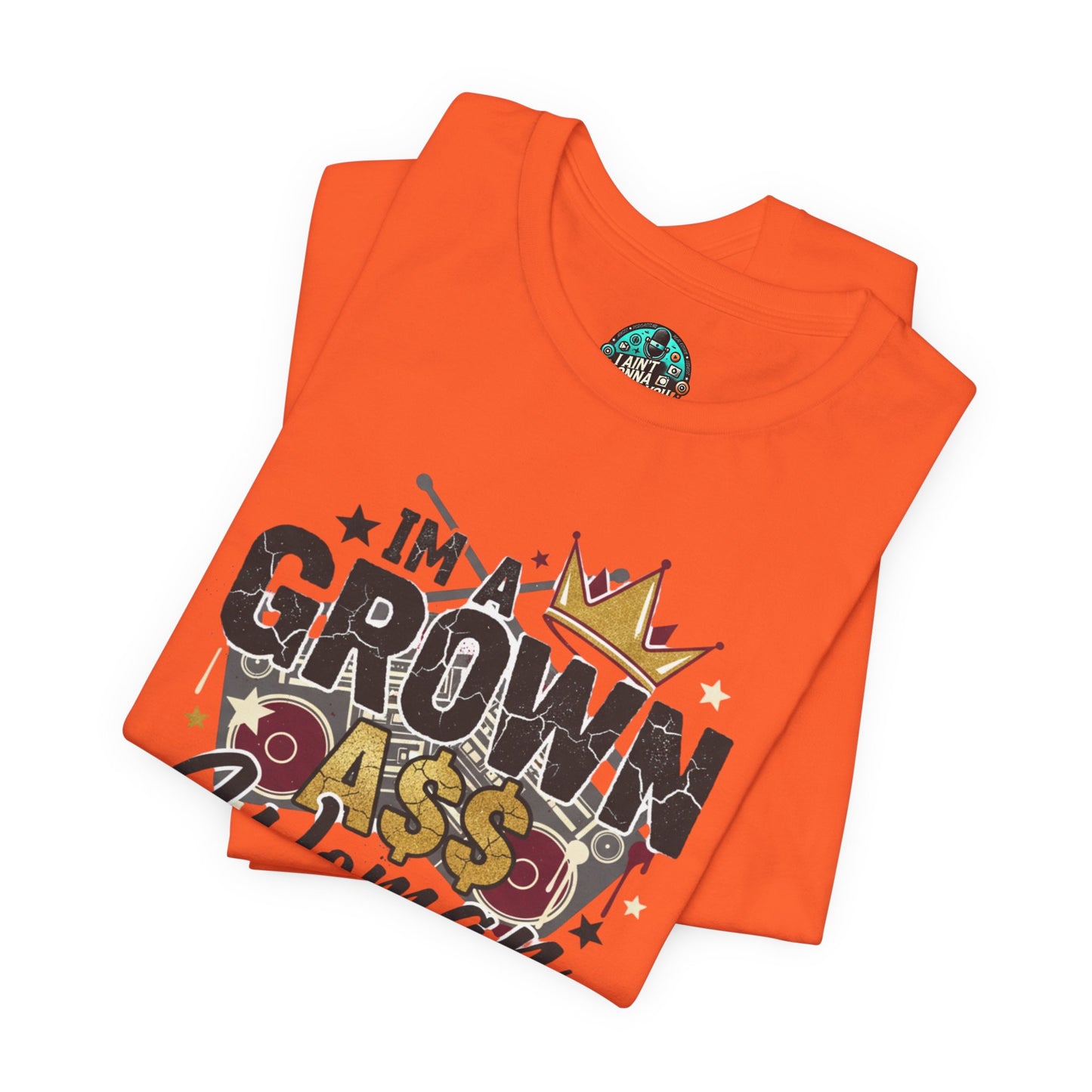 Grown Ass Woman Graphic Tee — Funny Urban Slang T‑Shirt