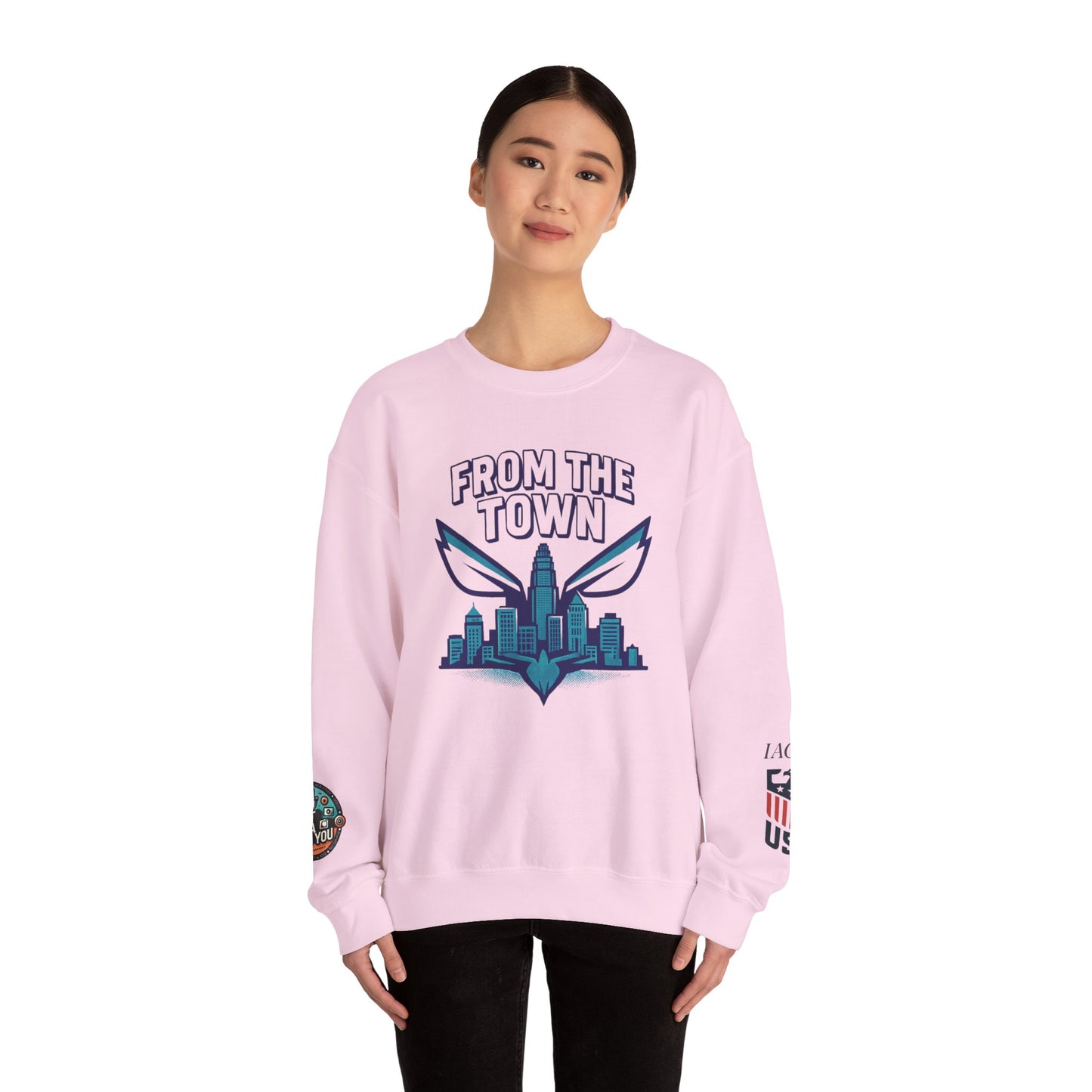 Charlotte From The Town Crewneck Sweatshirt — Queen City Pride Pullover