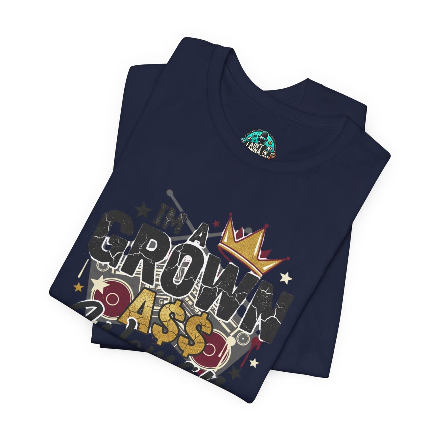 Grown Ass Woman Graphic Tee — Funny Urban Slang T‑Shirt