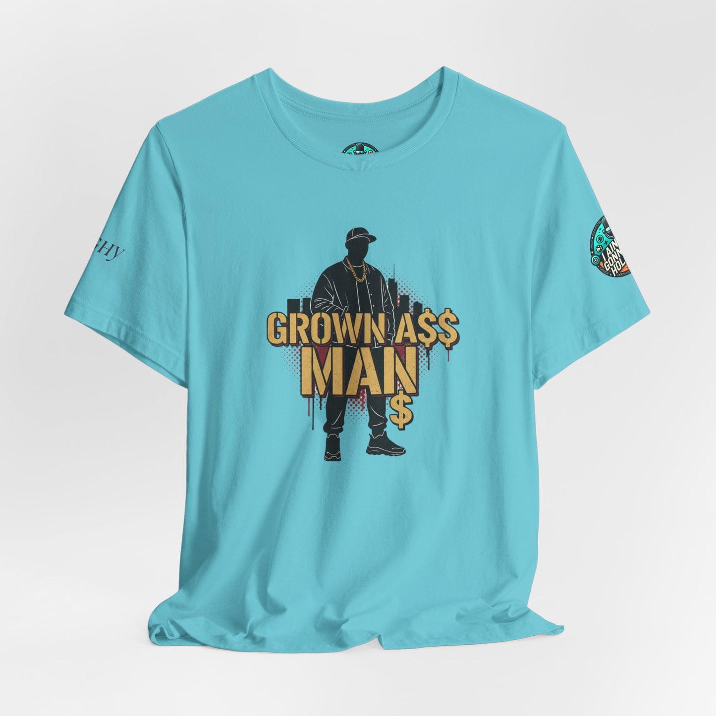 Grown Ass Man 3.0 Graphic Tee — Funny Urban Slang T‑Shirt