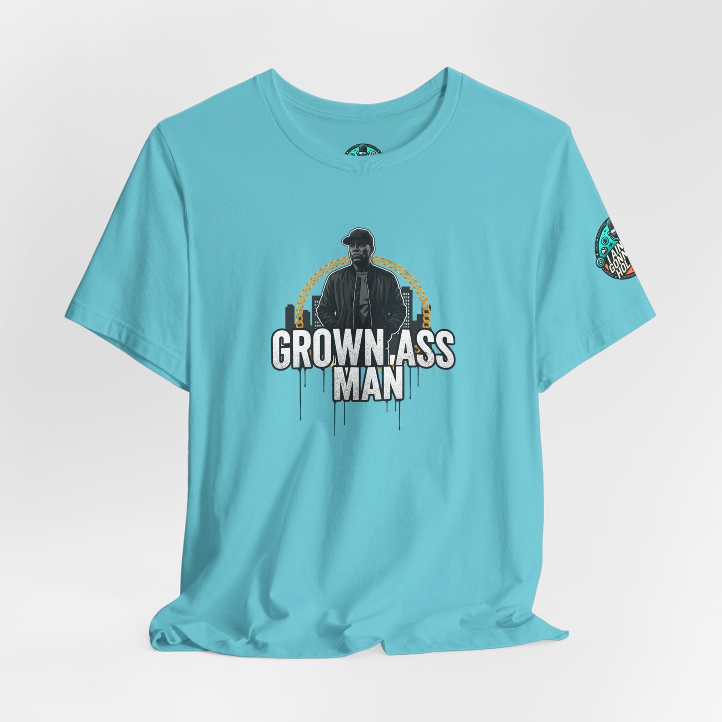 Grown Ass Man Graphic Tee — Funny Urban Slang T‑Shirt
