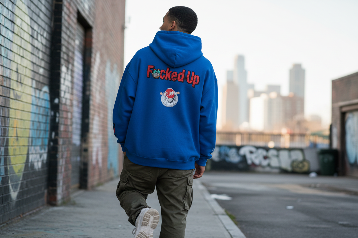 Sweatshirt hoodie - Urban Slang inspired by Prince Paul