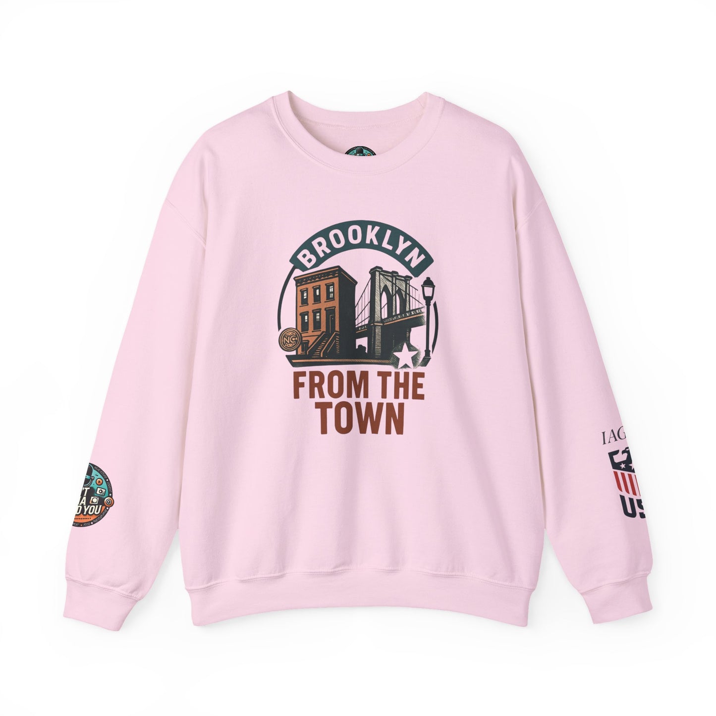 Brooklyn From The Town Crewneck Sweatshirt — NYC Borough Pride Pullover