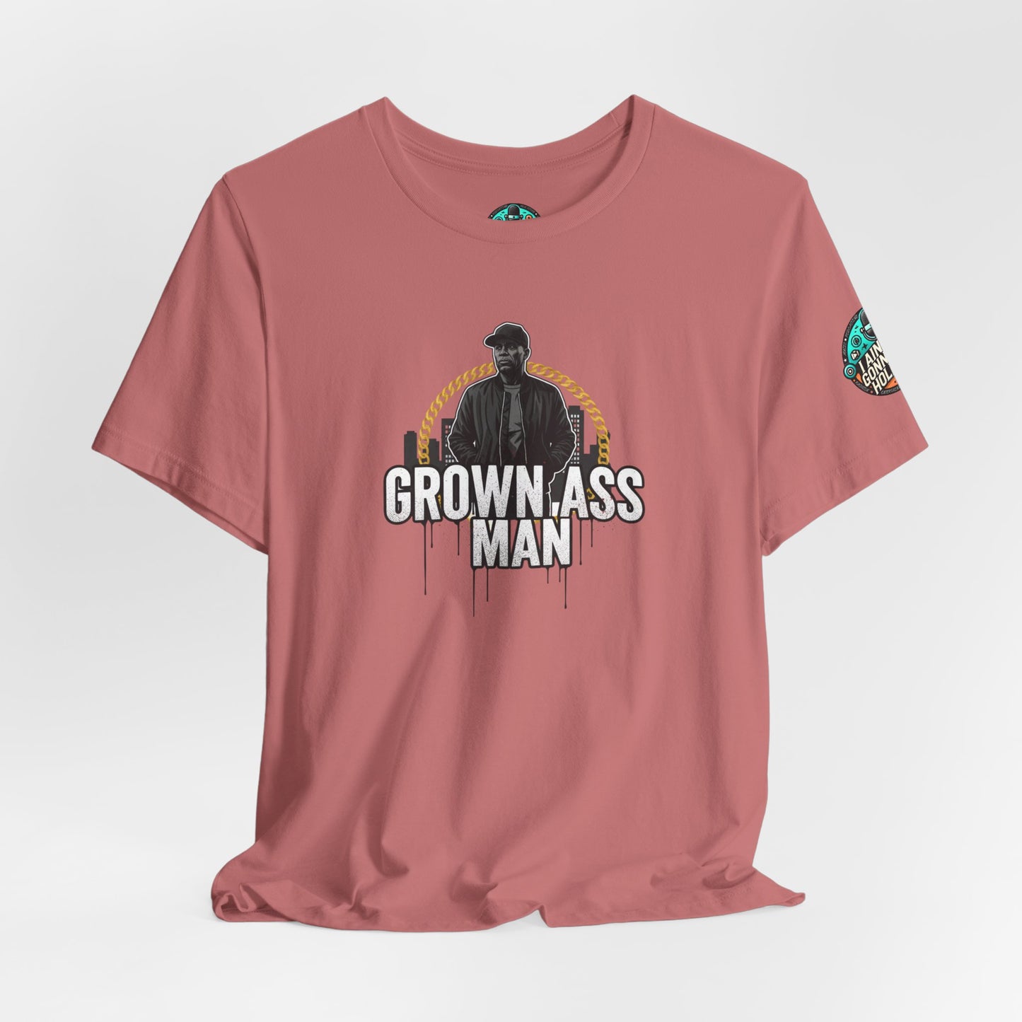 Grown Ass Man Graphic Tee — Funny Urban Slang T‑Shirt