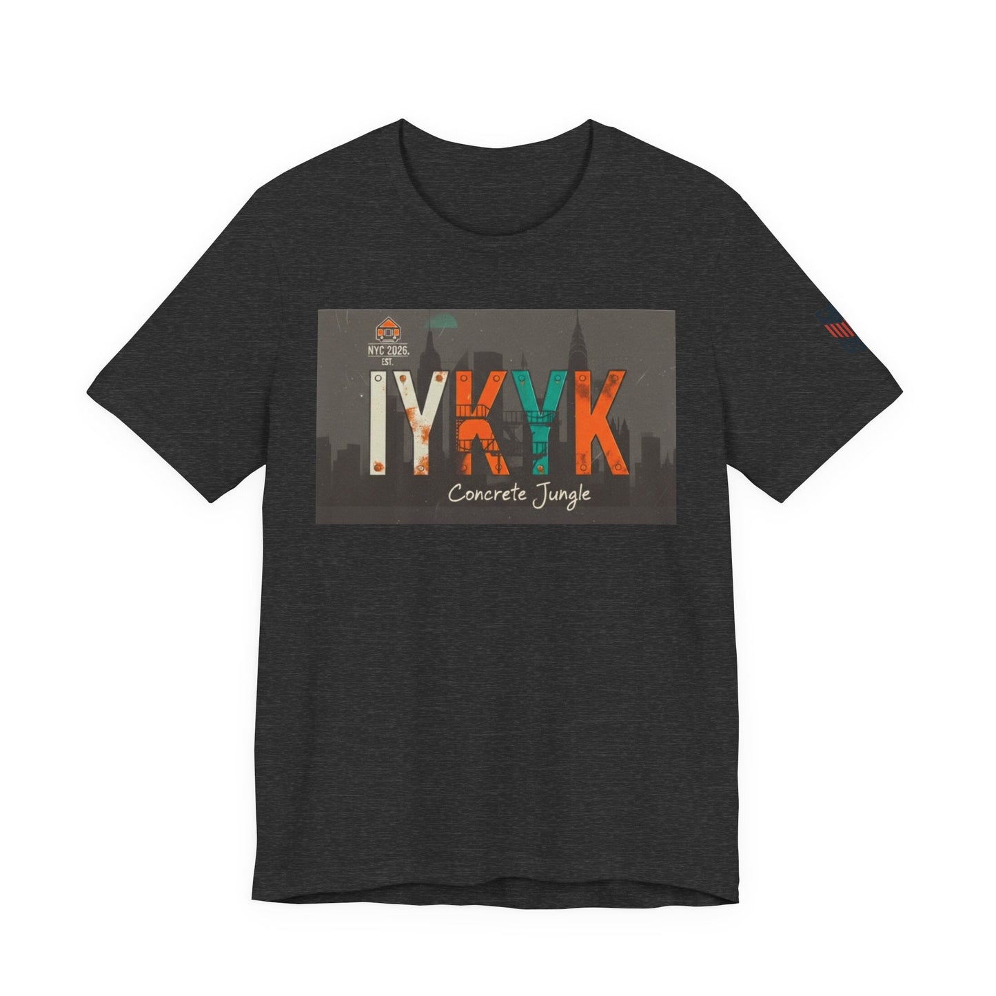 Concrete Jungle T-Shirt — IYKYK with IAGHY logo