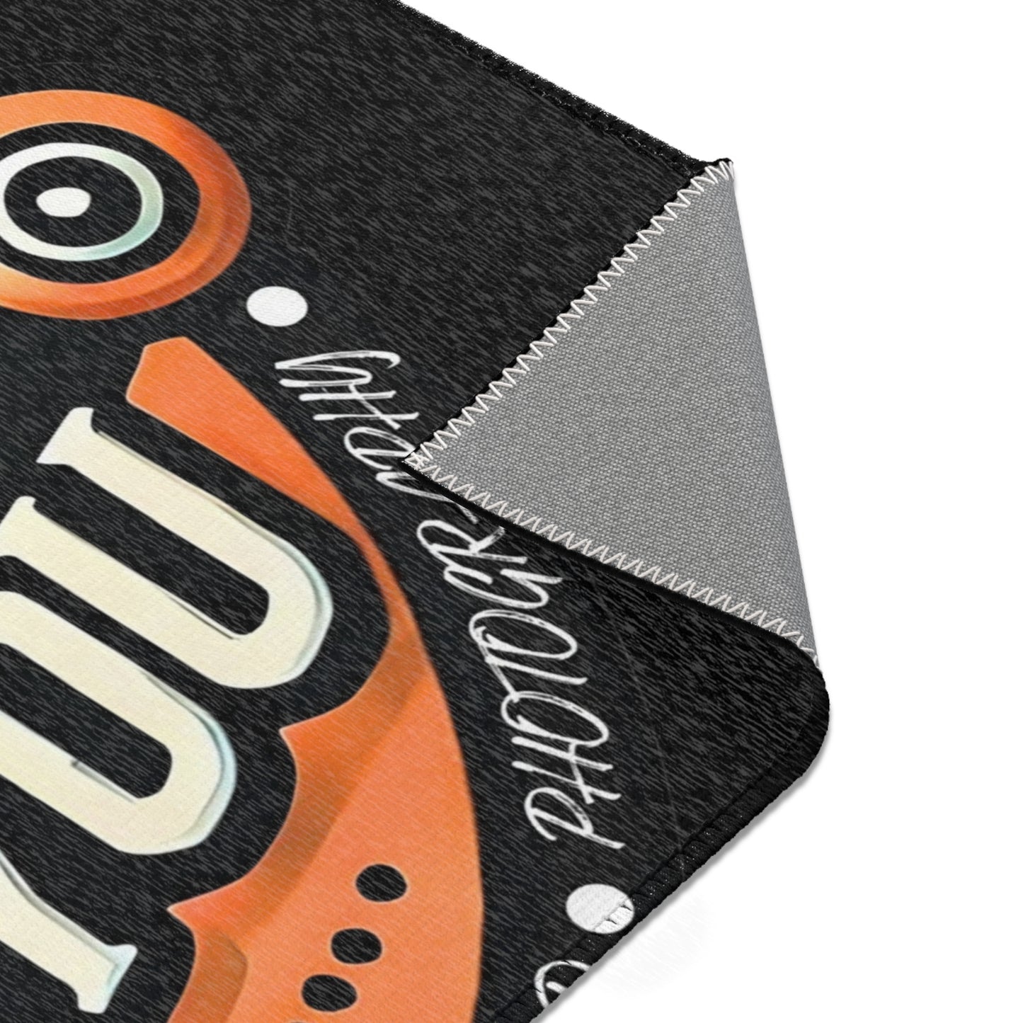 I Ain't Gonna Hold You Area Rug — Vintage Podcast & Streaming Microphone Floor Mat