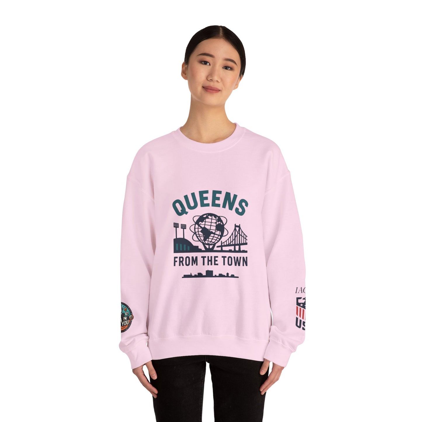 Queens From The Town Crewneck Sweatshirt — NYC Borough Pride Pullover
