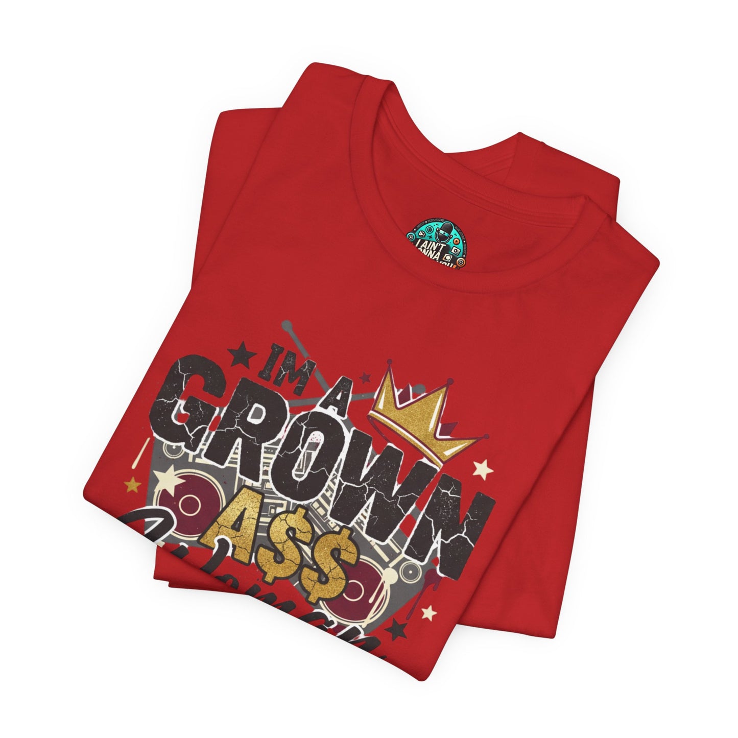 Grown Ass Woman Graphic Tee — Funny Urban Slang T‑Shirt