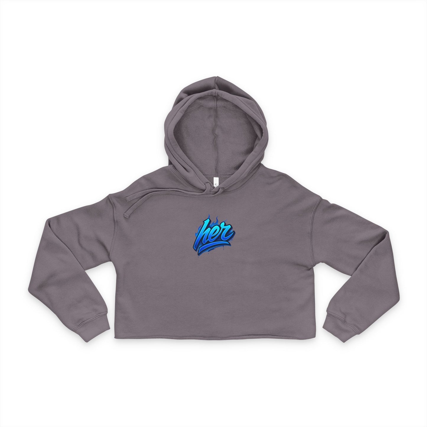"Her" Cropped Hoodie
