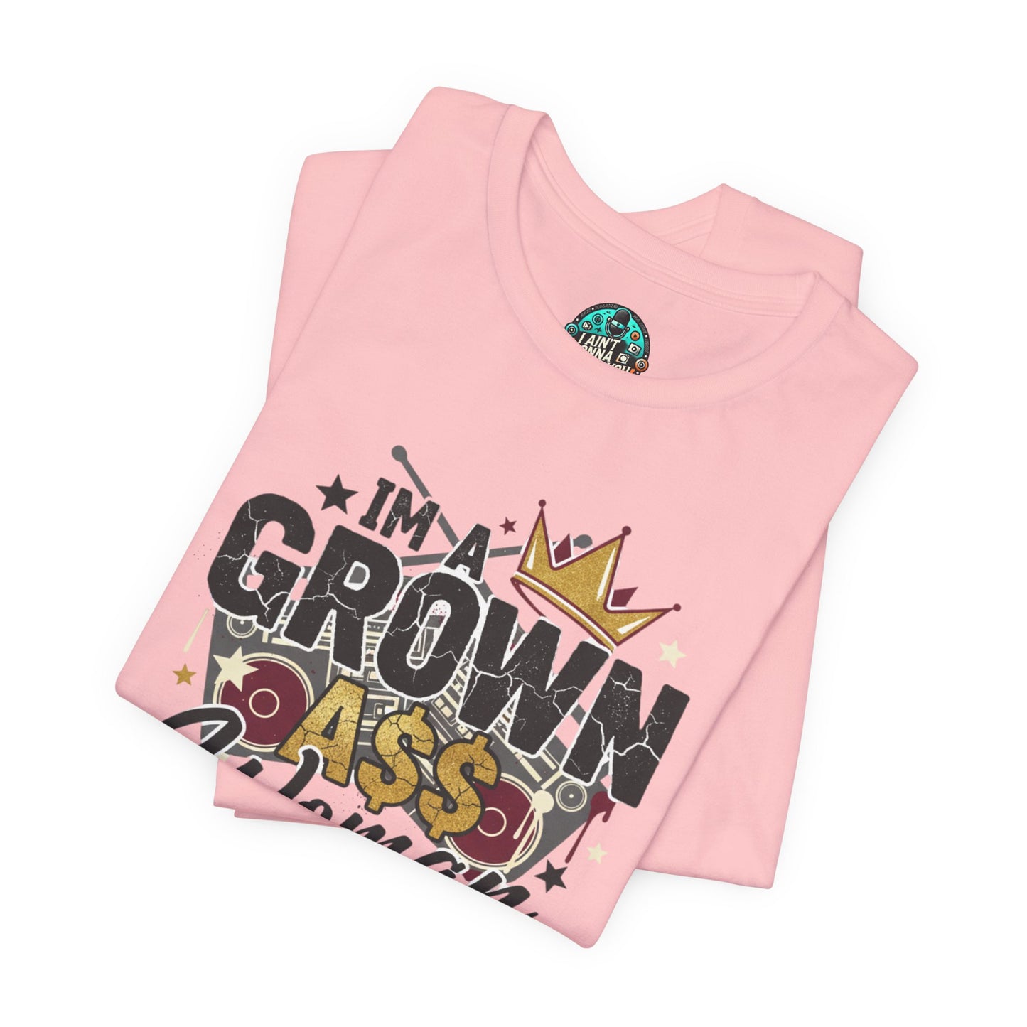 Grown Ass Woman Graphic Tee — Funny Urban Slang T‑Shirt