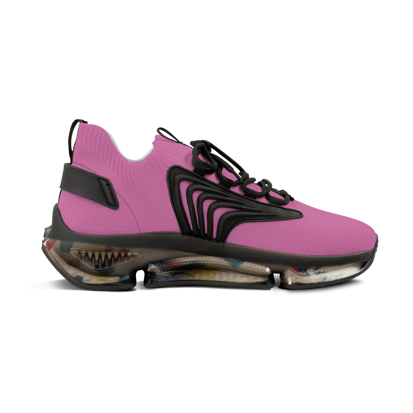 Light Pink Mesh Sneakers — Lightweight Athletic Running Shoes for Men