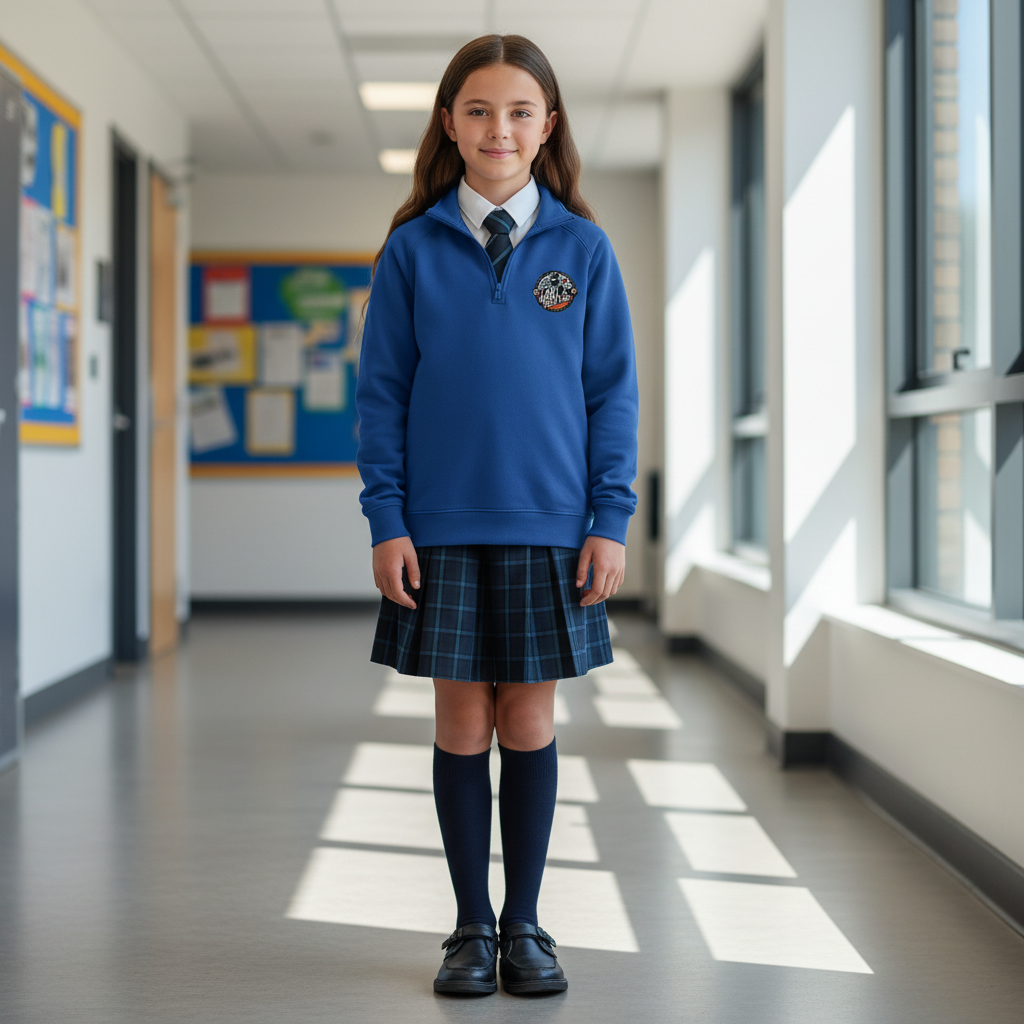 Quarter-Zip Pullover — Unisex Stretch Embroidered logo Sweater