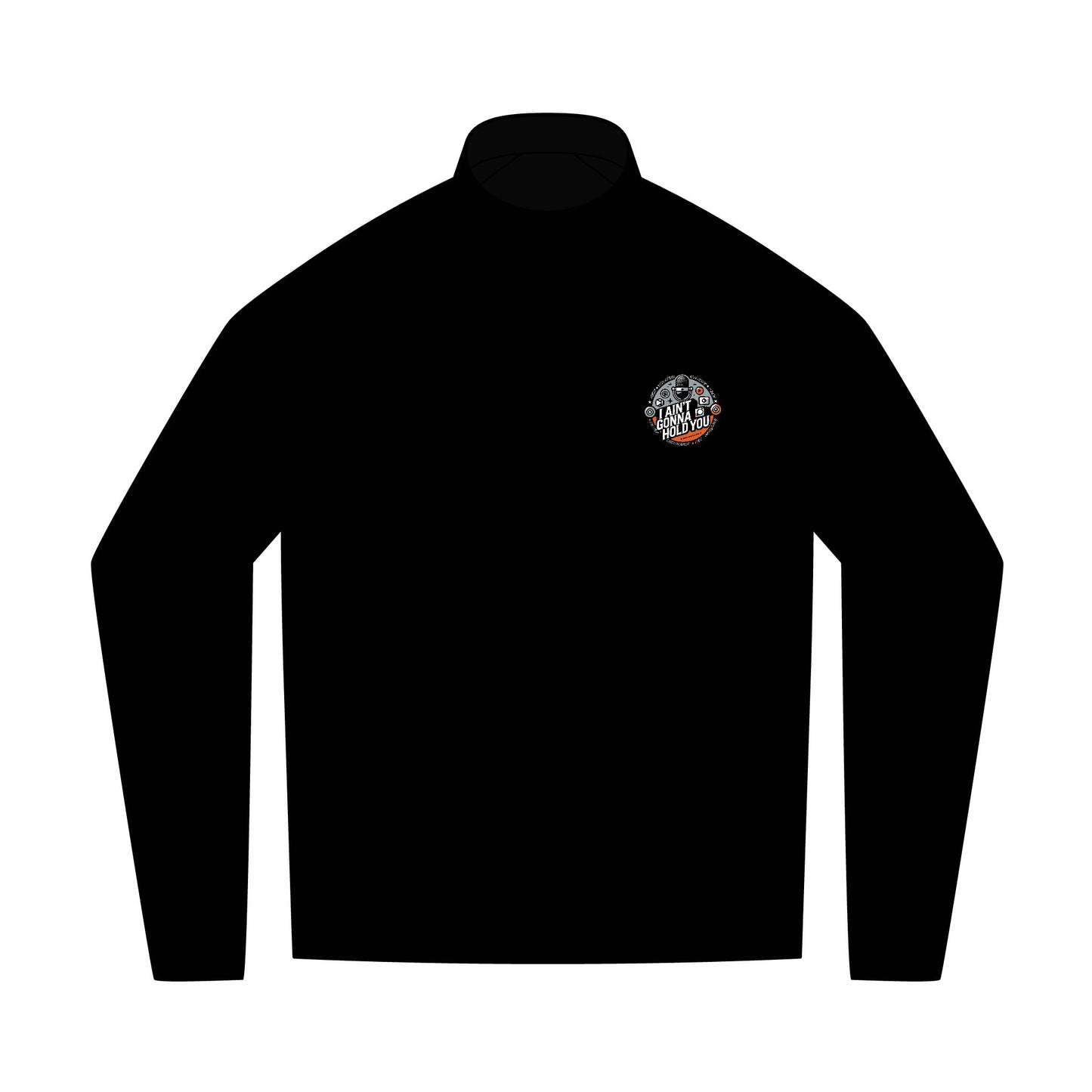 Quarter-Zip Pullover — Unisex Stretch Embroidered logo Sweater