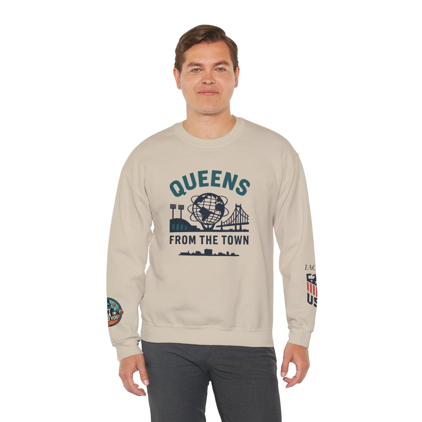 Queens From The Town Crewneck Sweatshirt — NYC Borough Pride Pullover