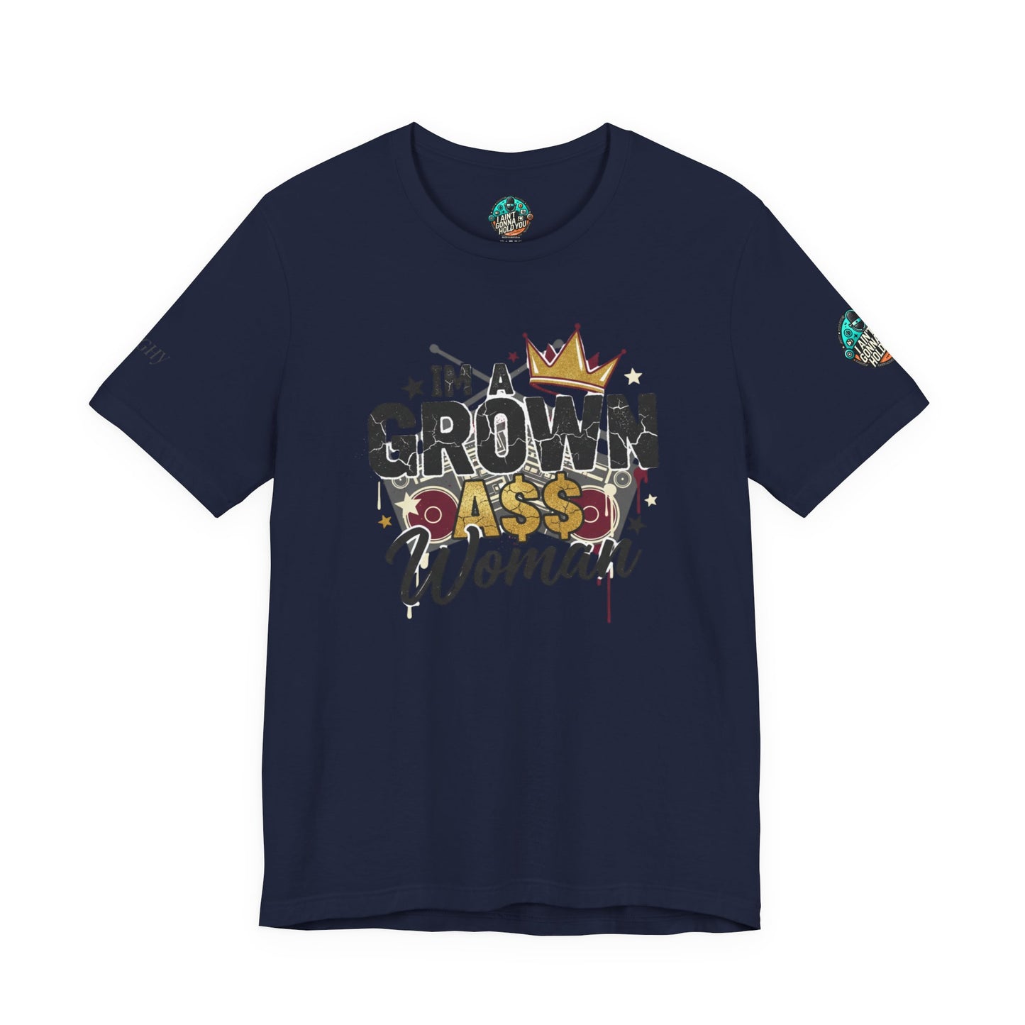 Grown Ass Woman Graphic Tee — Funny Urban Slang T‑Shirt