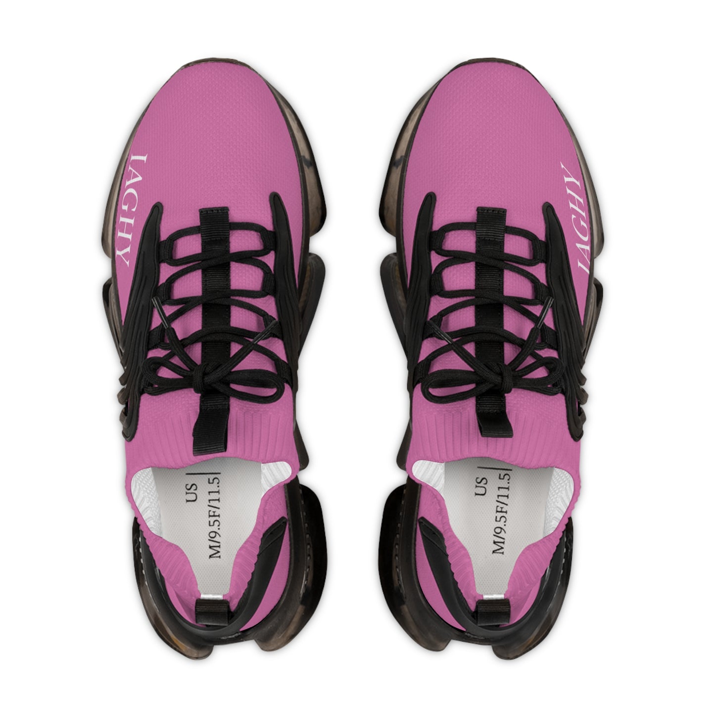 Light Pink Mesh Sneakers — Lightweight Athletic Running Shoes for Men