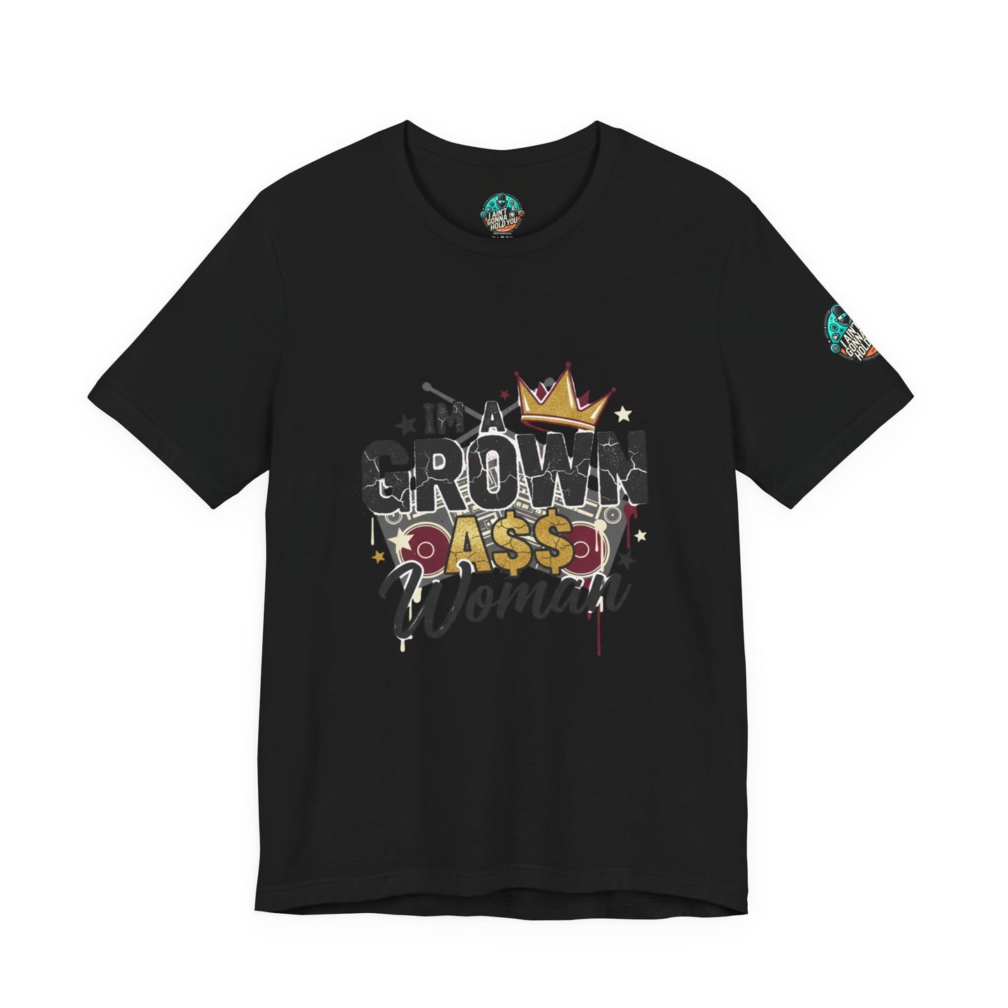 Grown Ass Woman Graphic Tee — Funny Urban Slang T‑Shirt