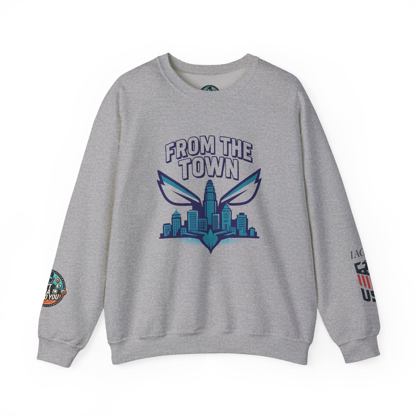 Charlotte From The Town Crewneck Sweatshirt — Queen City Pride Pullover