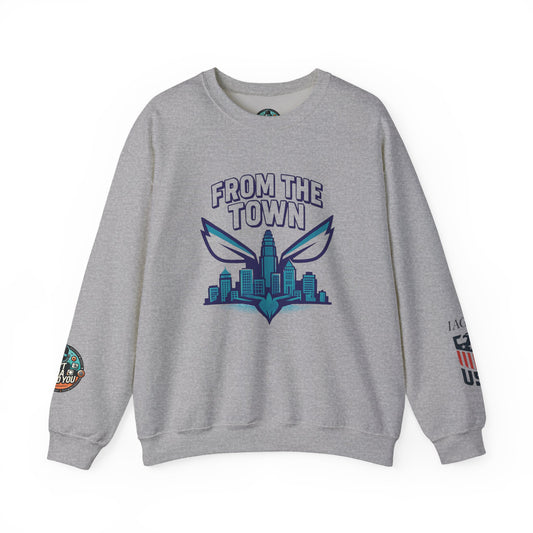 Charlotte From The Town Crewneck Sweatshirt — Queen City Pride Pullover