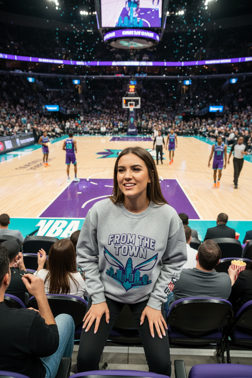 Charlotte From The Town Crewneck Sweatshirt — Queen City Pride Pullover