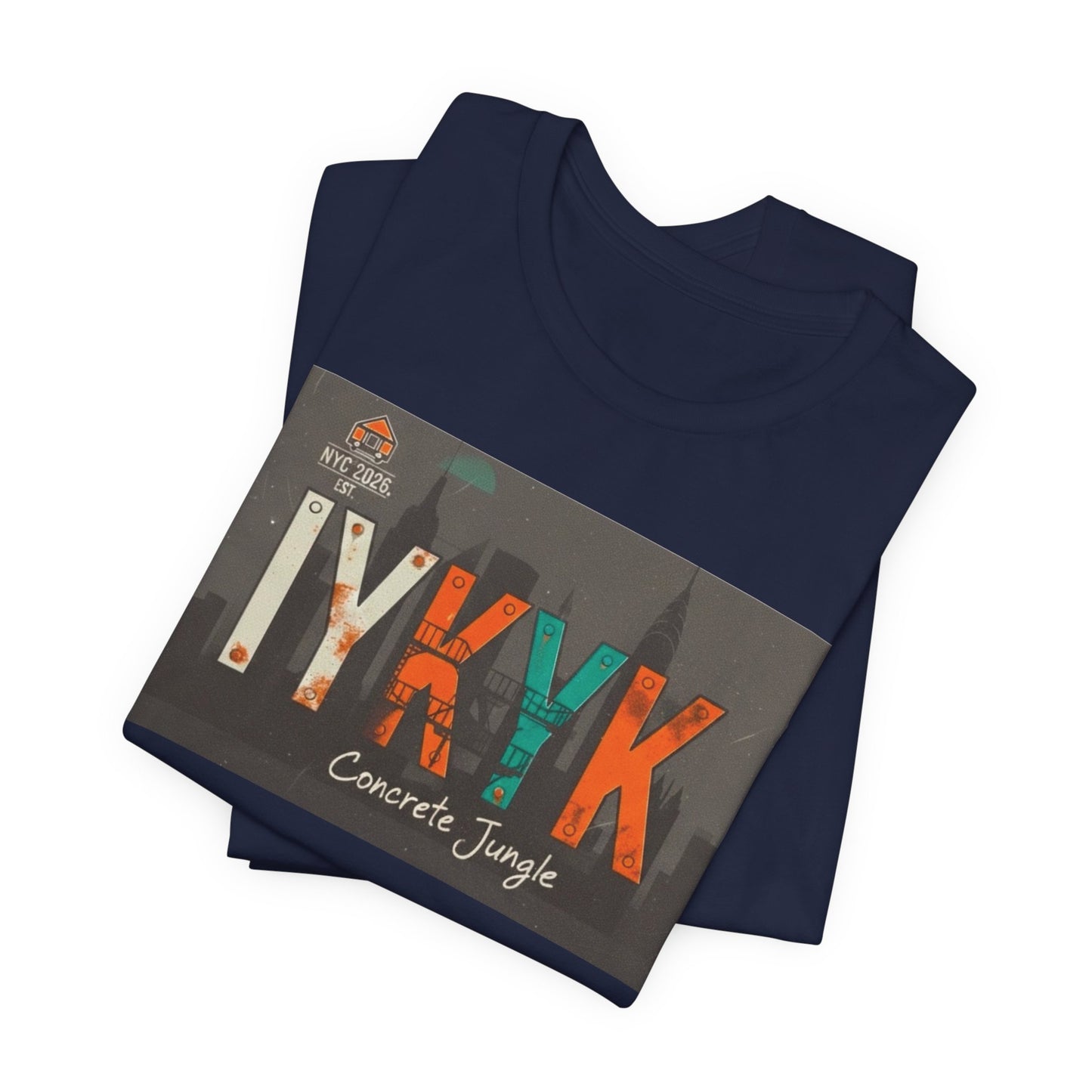 Concrete Jungle T-Shirt — IYKYK with IAGHY logo