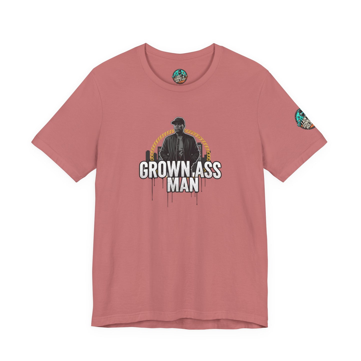 Grown Ass Man Graphic Tee — Funny Urban Slang T‑Shirt