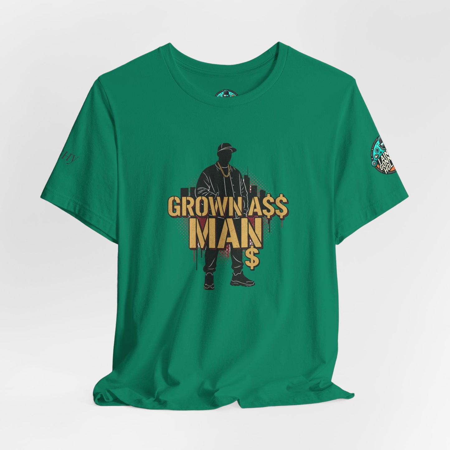 Grown Ass Man 3.0 Graphic Tee — Funny Urban Slang T‑Shirt