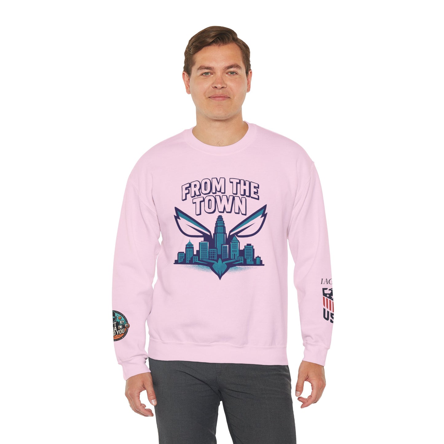 Charlotte From The Town Crewneck Sweatshirt — Queen City Pride Pullover