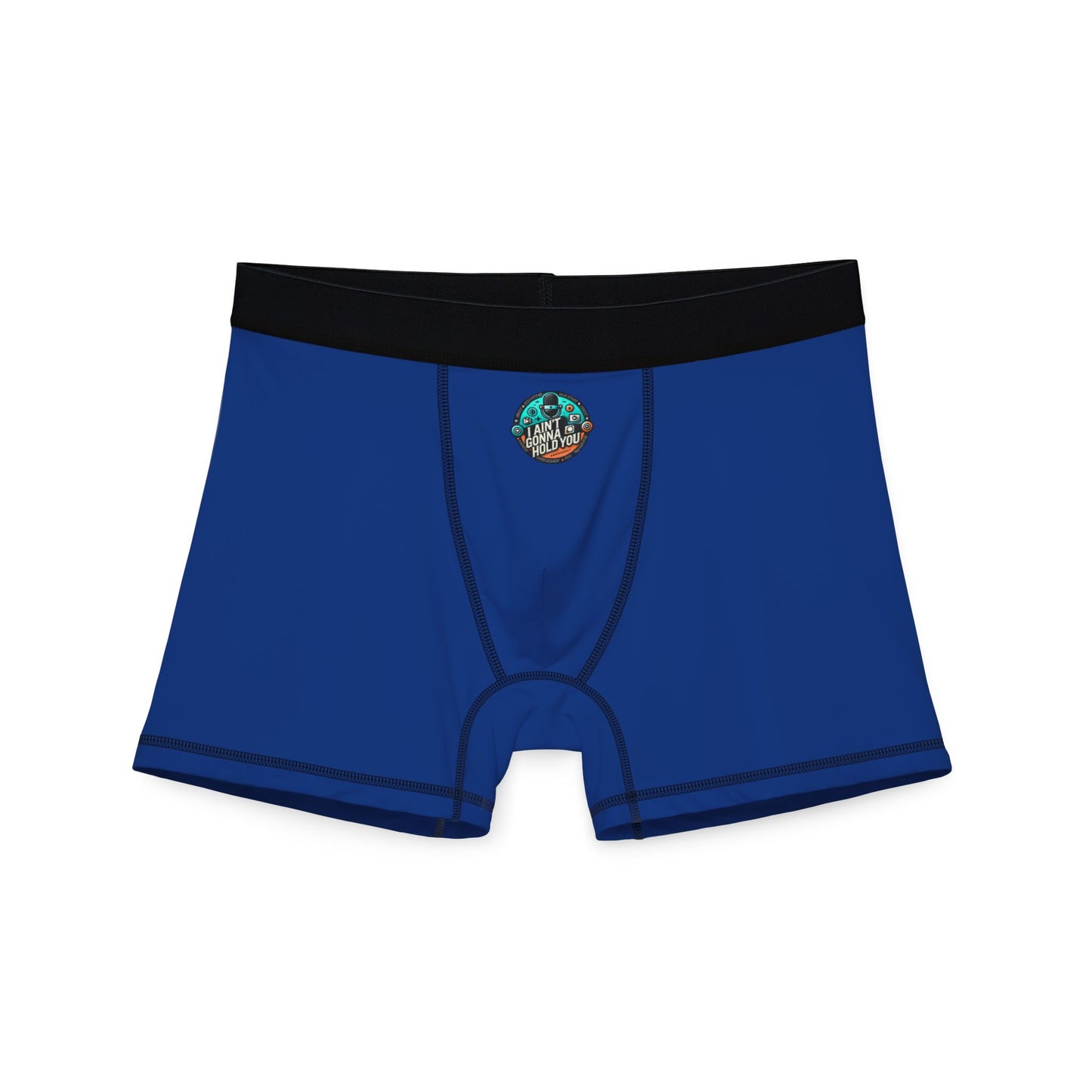 Mens Boxers — Blue Boxer Briefs with IAGHY Logo
