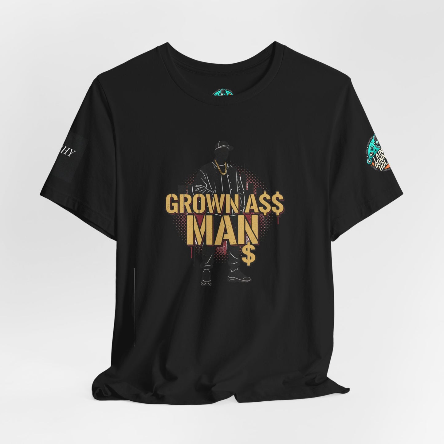 Grown Ass Man 3.0 Graphic Tee — Funny Urban Slang T‑Shirt