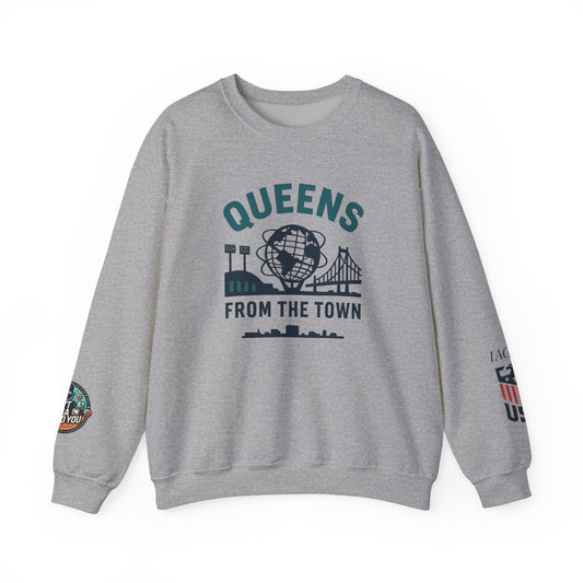 Queens From The Town Crewneck Sweatshirt — NYC Borough Pride Pullover