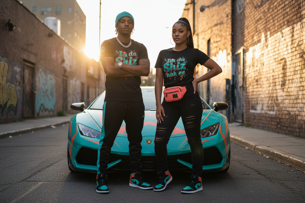 I'm da Shiz nah'ee Graphic Tee — Funny Urban Slang T‑Shirt
