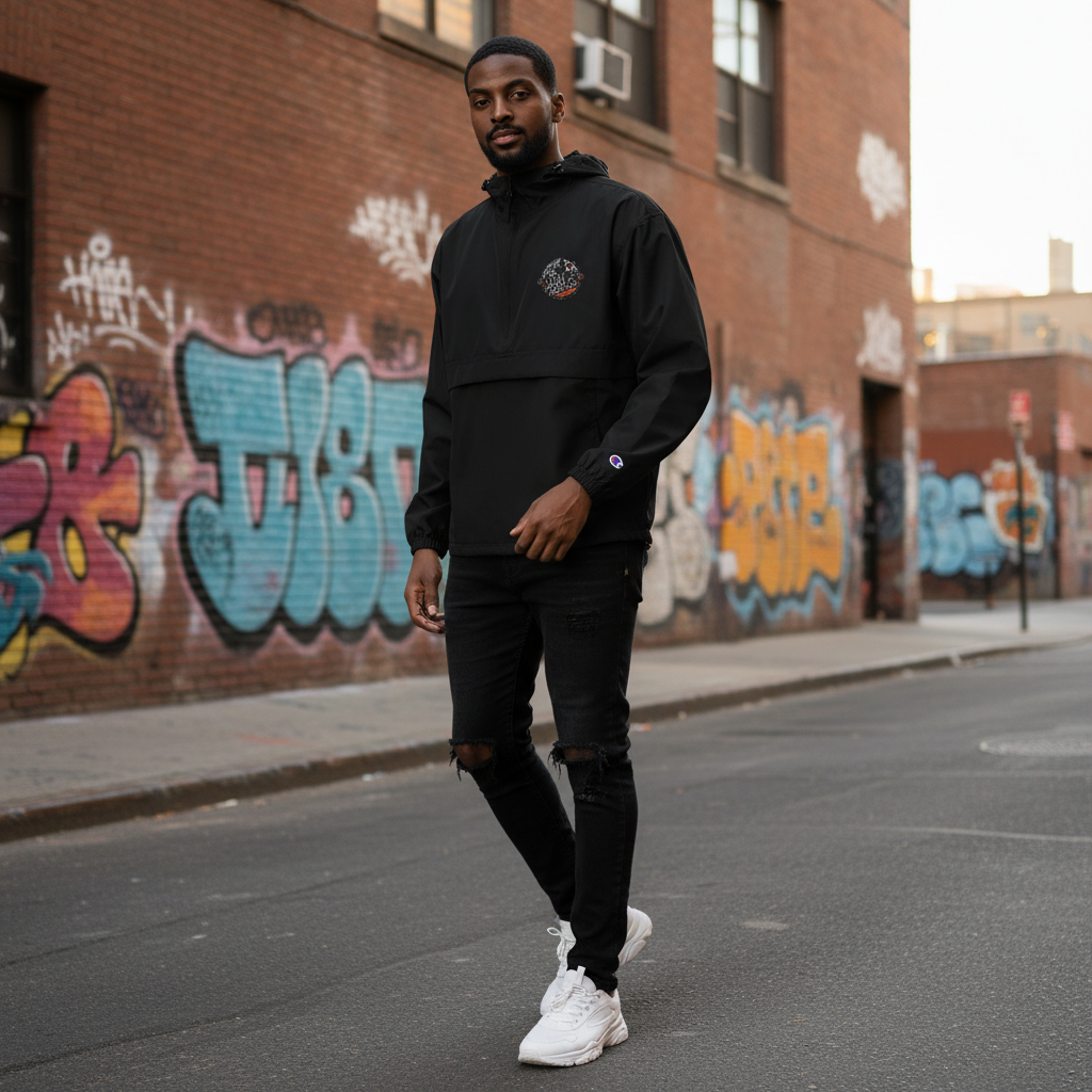 Champion hoodie - I Aint Gonna Hold You Packable Anorak Jacket