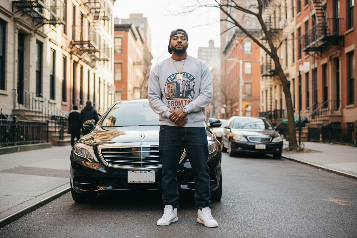 Brooklyn From The Town Crewneck Sweatshirt — NYC Borough Pride Pullover