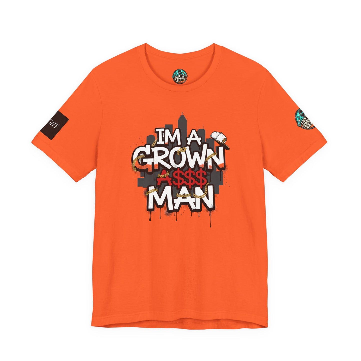 Grown Ass Man 2.0 Graphic Tee — Funny Urban Slang T‑Shirt