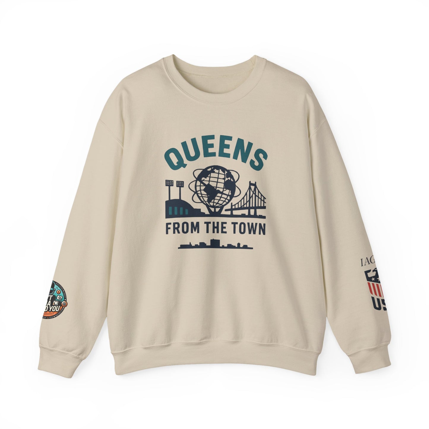 Queens From The Town Crewneck Sweatshirt — NYC Borough Pride Pullover
