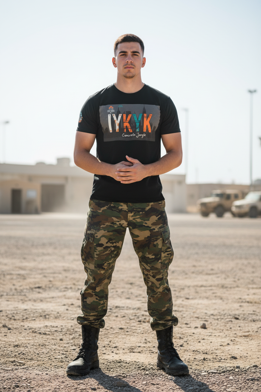 Concrete Jungle T-Shirt — IYKYK with IAGHY logo