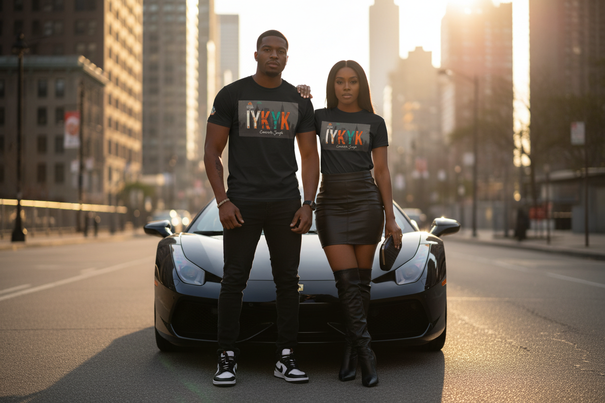 Concrete Jungle T-Shirt — IYKYK with IAGHY logo