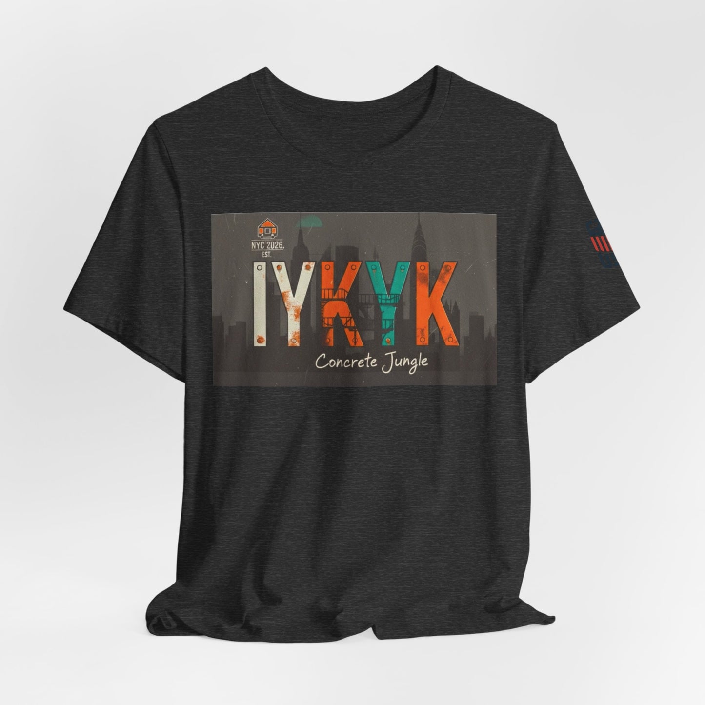 Concrete Jungle T-Shirt — IYKYK with IAGHY logo