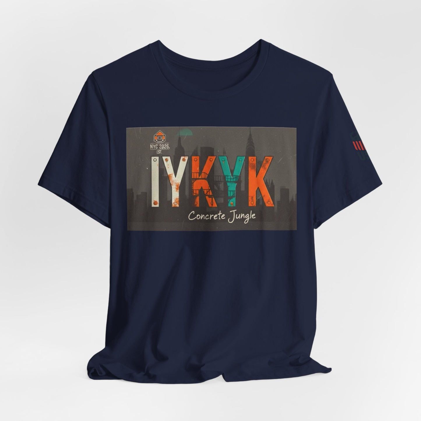Concrete Jungle T-Shirt — IYKYK with IAGHY logo