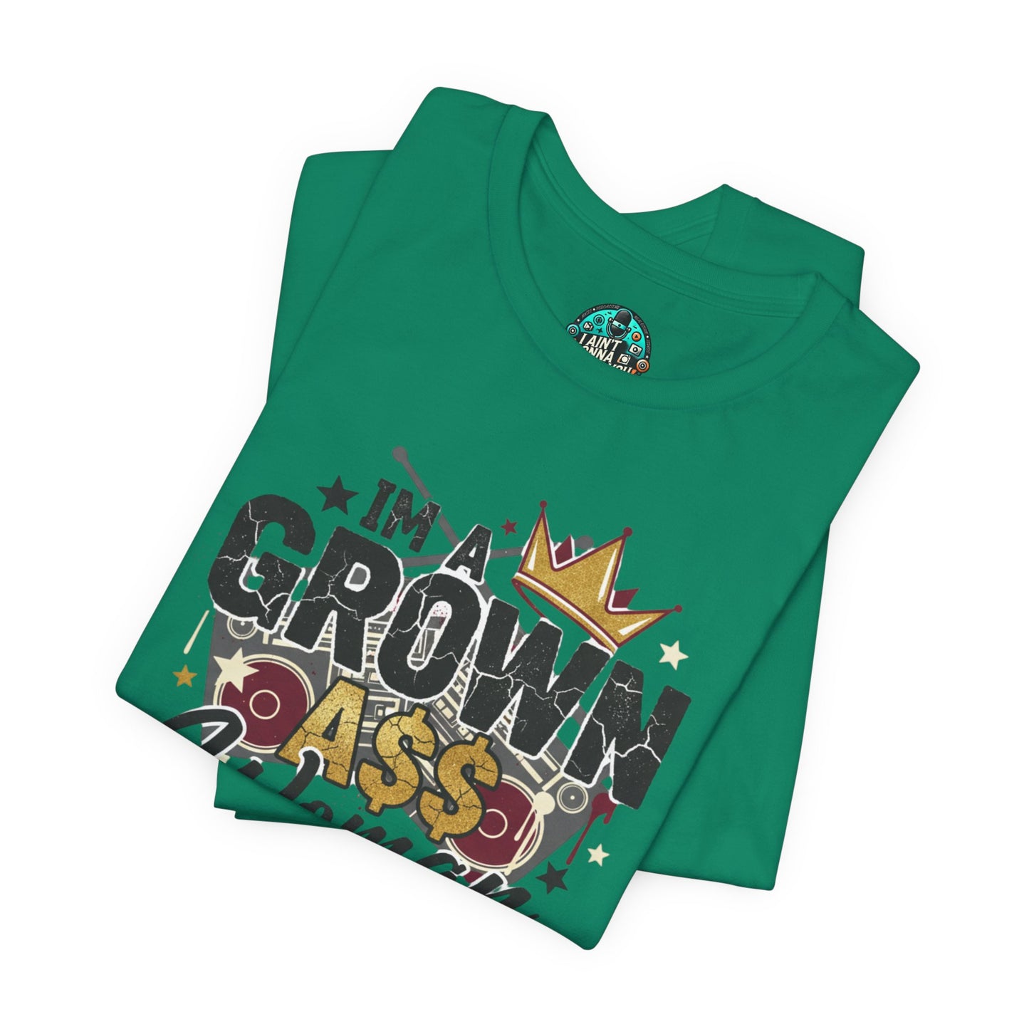 Grown Ass Woman Graphic Tee — Funny Urban Slang T‑Shirt