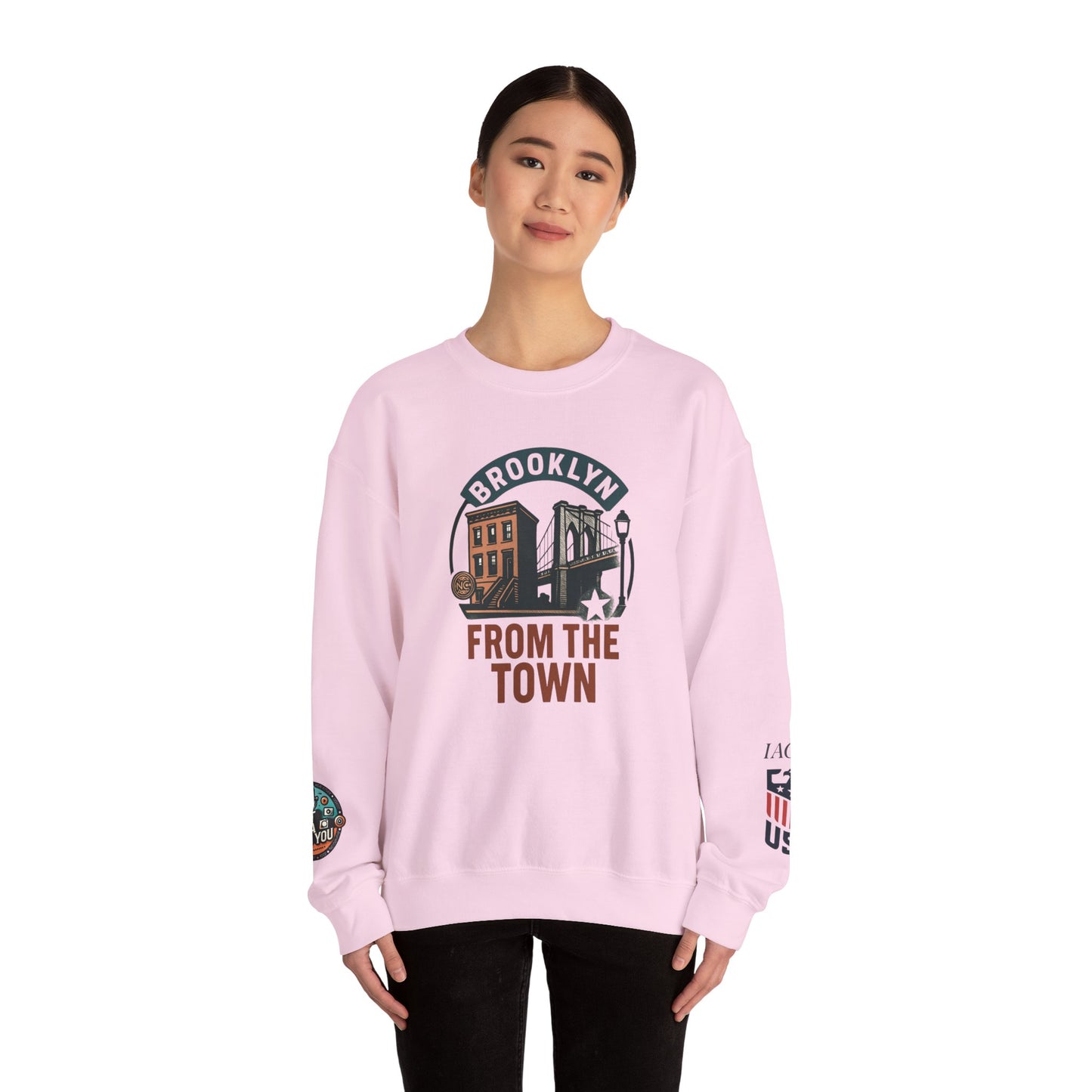 Brooklyn From The Town Crewneck Sweatshirt — NYC Borough Pride Pullover