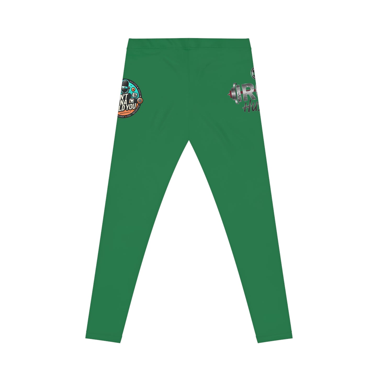 Motivational Graphic Leggings — "Iron Hustle" Fitness Yoga Pants